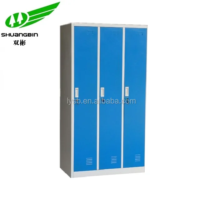 Hotel staff lockers lockable storage lockers for changing room metal assemble locker with shelf