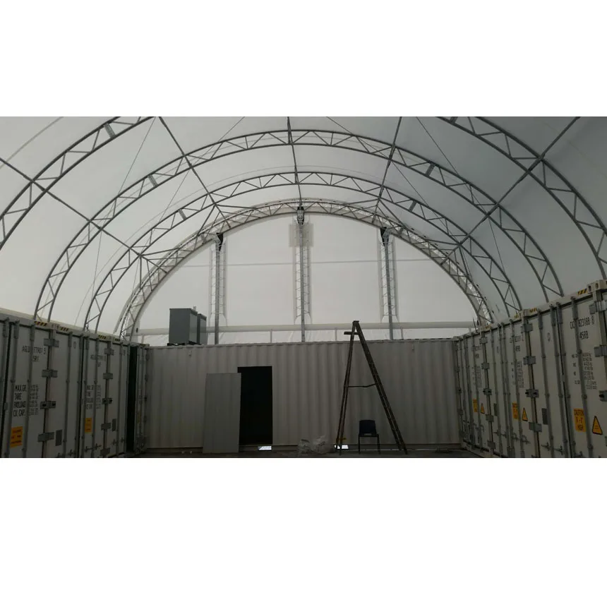 SSTC6040 large double truss container shelter