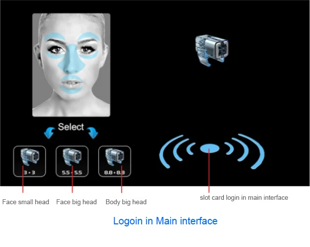 A-H7 USA mesotherapy gun mesogun meso therapy rejuvenation meso rf needle skin care machine