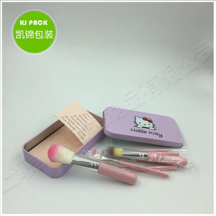 7pcs Makeup Brushes set Powder Foundation Eye Shadow Eyebrow Popular makeup set powder brushes sets pink color