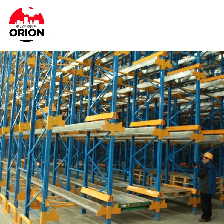 Automated Retrieval Semi-automated Pallet Shuttle Racking