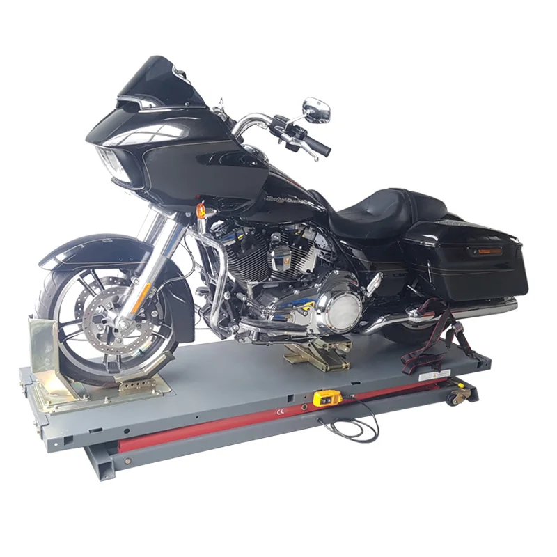 H970 2000lbs wheel available electric hydraulic motorcycle lift