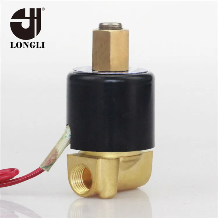 2W-025-08K Good quality brass water pinch solenoid water electromagnetic normally open valve