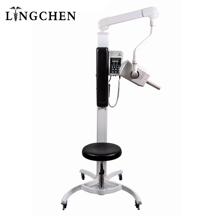 Guangzhou lingchen hot sale portable dental x ray machine price with big basement