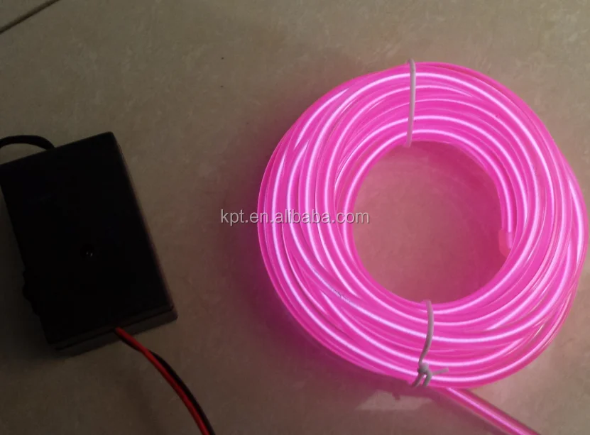 EL wire flexible neon 3V DC,12V DC battery pack car inverter,driver