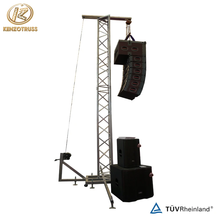 Aluminum line array speaker truss stand for sale