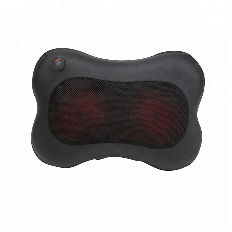 electric relaxation massage pillow back	neck massage pillow inflatable vibrating  pillow massage travel