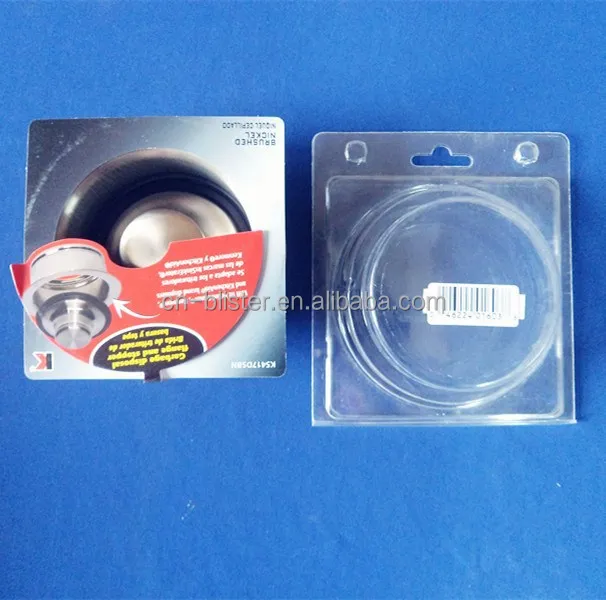 Transparent Blister Custom Clamshell Packaging Box for floor drain