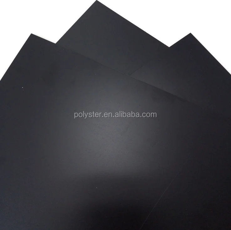 UL94 V-0 0.5mm Flame retardant black polycarbonate film Lexan EFR700