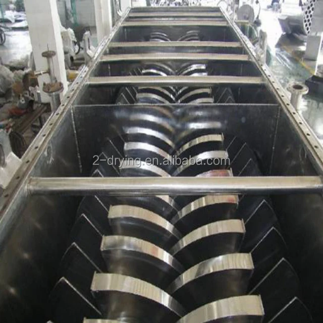 hollow blade dryer for soy okara