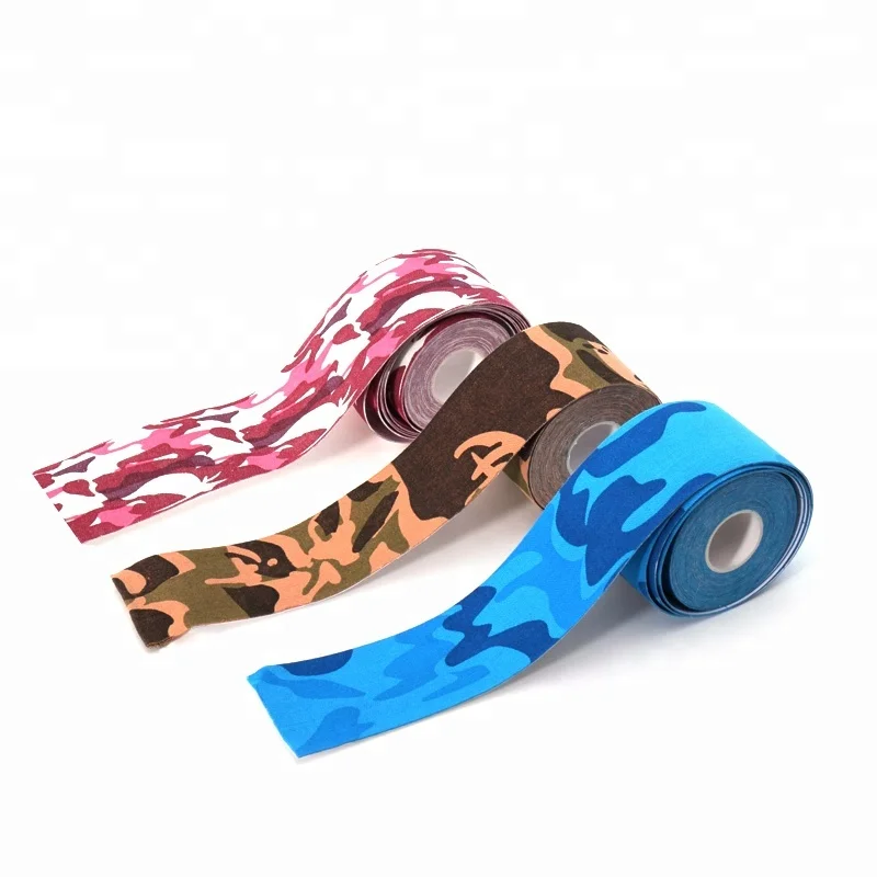 Экологически чистая кинематическая Спортивная печатная кинезиологическая лента для мышц