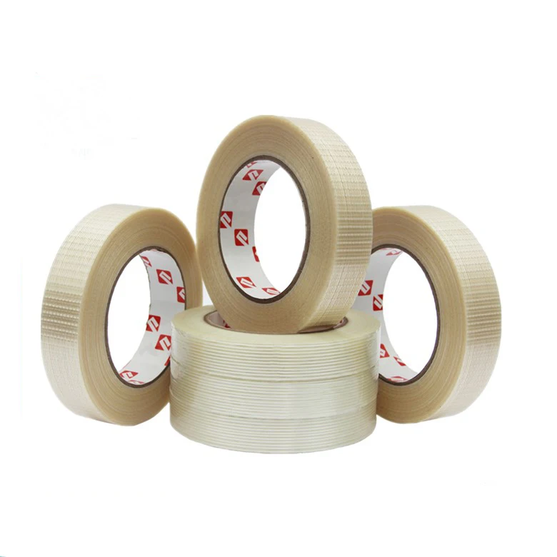 Solvent Based Acrylic Adhesive Polyester Casting Fiberglass Reinforced Tape for Cable Glass cloth fibre tape