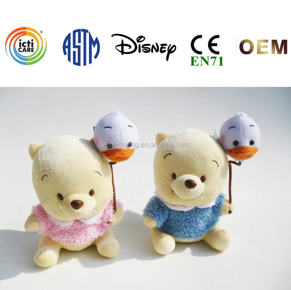 Custom OEM winniethepooh plush stuffed animal toy