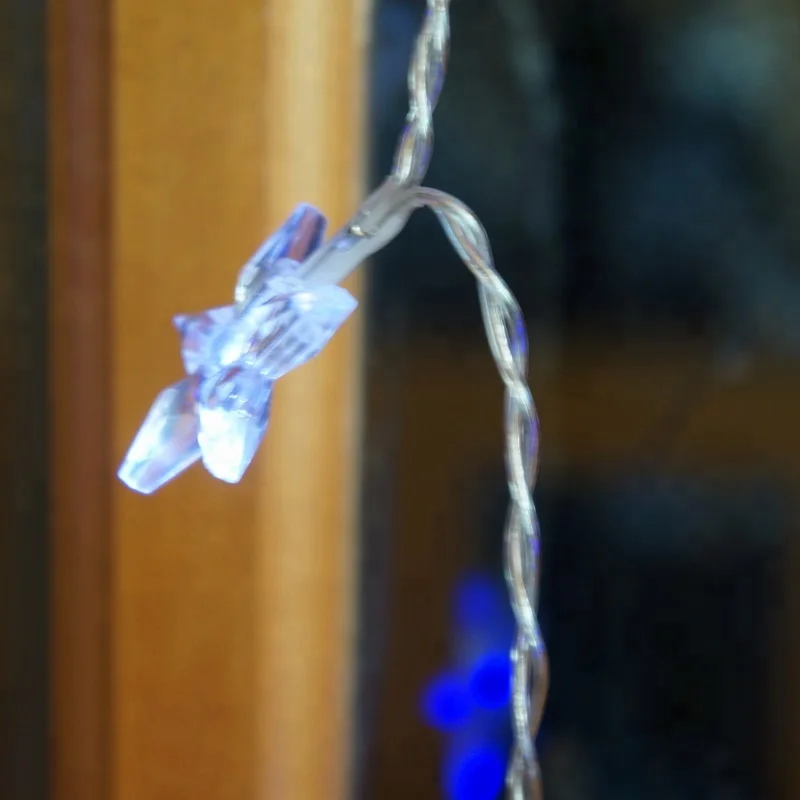 Rain Drop LED Falling Icicle Dripping String Lights for Christmas