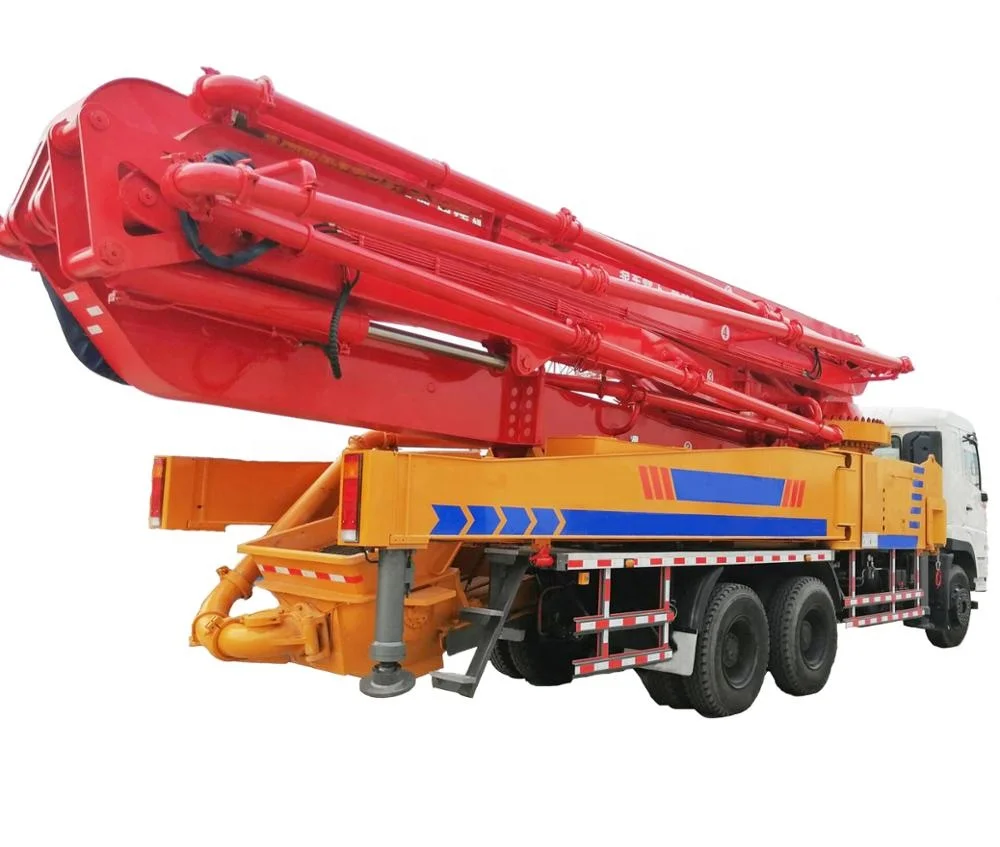 Factory Price Big Mobile Concrete Mixer Concrete Pump Truck With 1.6m Feeding Height Wolwa