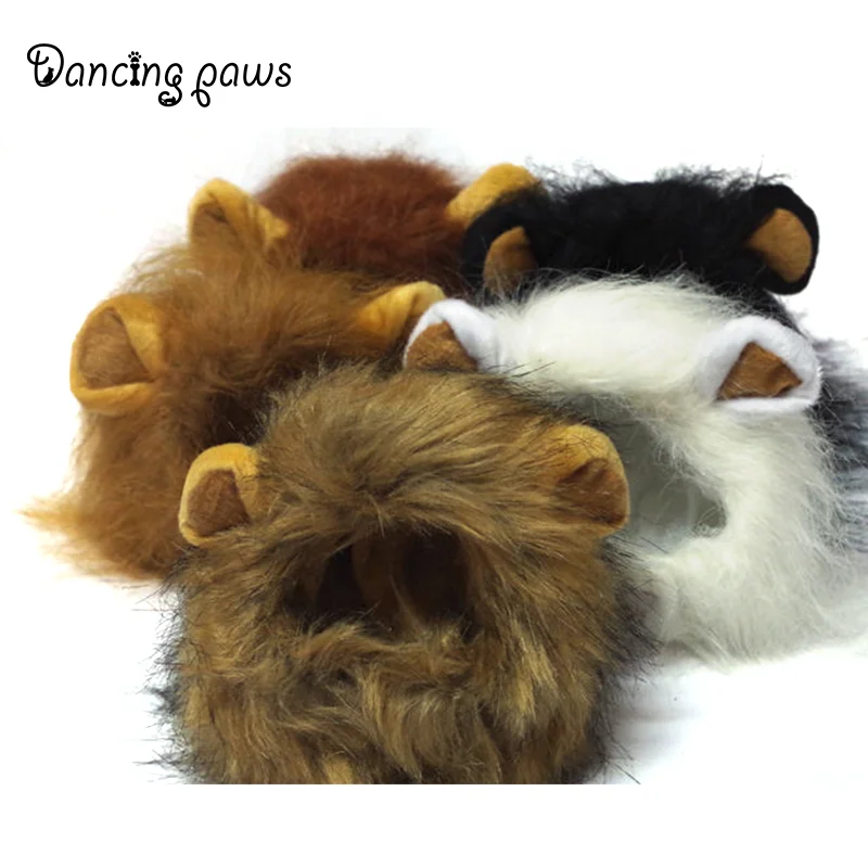 Wholesale Cat Lion Panda Mickey Mane Wig Cat Costume Hat Hair Cat Pet Puppy Cosplay Wig