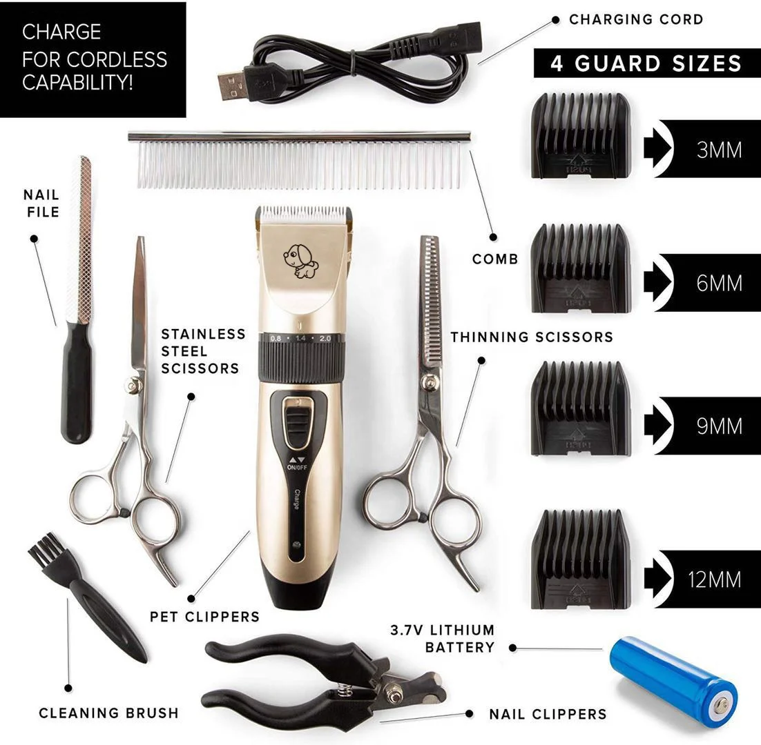Hot Sale Rechargeable Cordless Clipper Grooming Pet Clipper