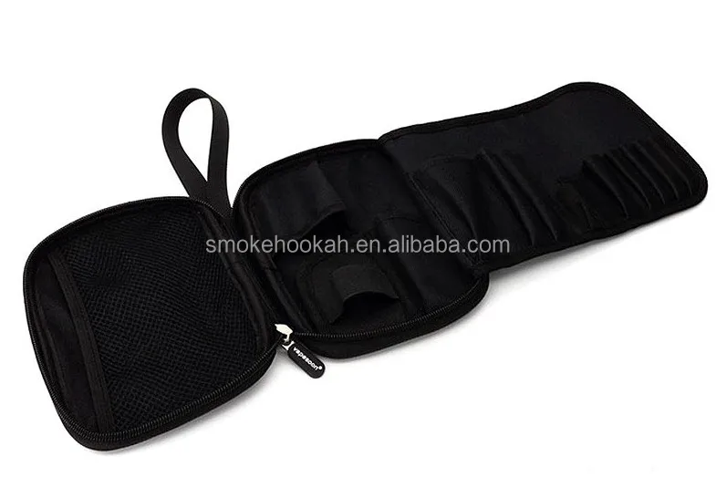 Tool Kit DIY Bag ,vape-bag -open /black color ecig mod bag vapor carring case /double-deck vape case