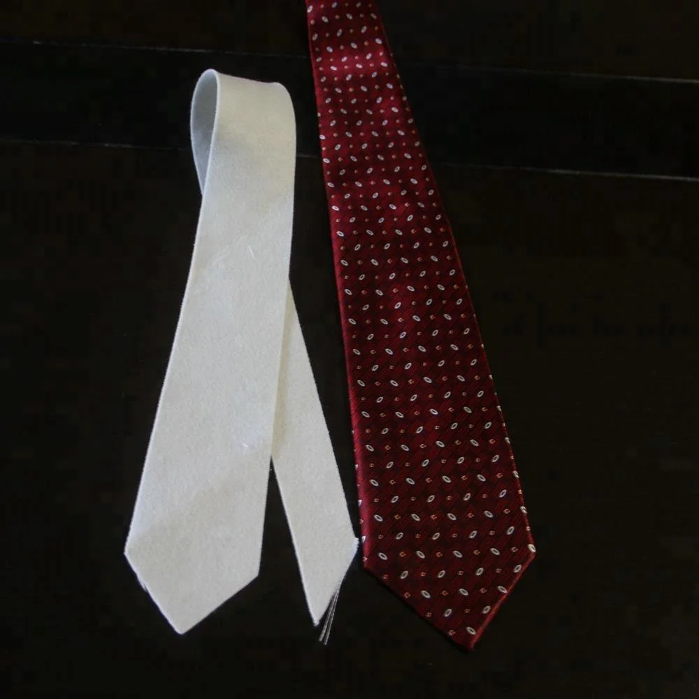 100% wool necktie interlining for ties