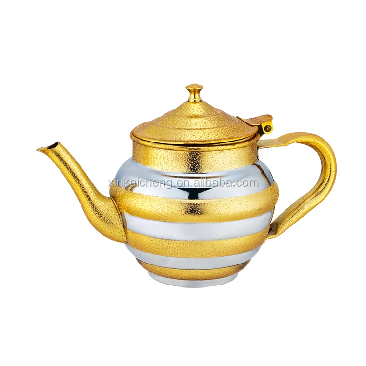 2021 hot sell  Stainless Steel Tea Kettle arabia teapot Chinese teapot set