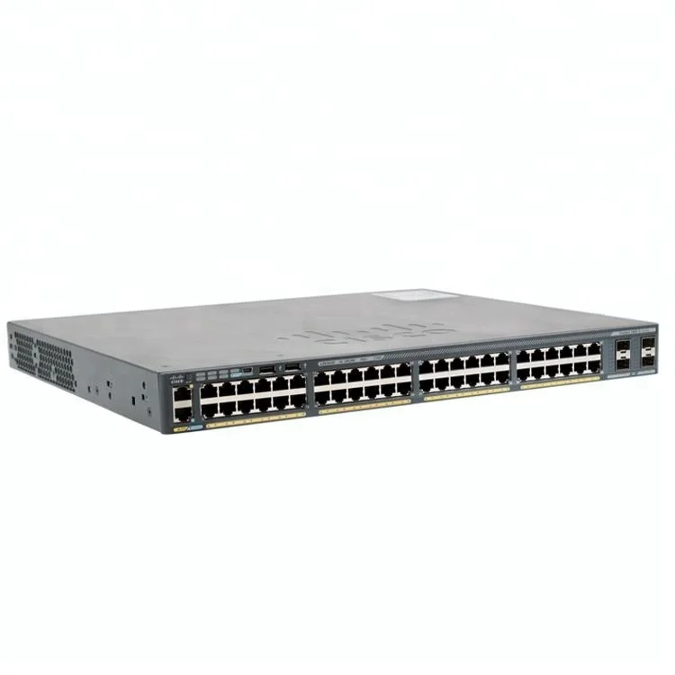 Original New Cis co Switch 2960X 48 Port Gigabit PoE Switch LAN Base WS-C2960X-48LPS-L