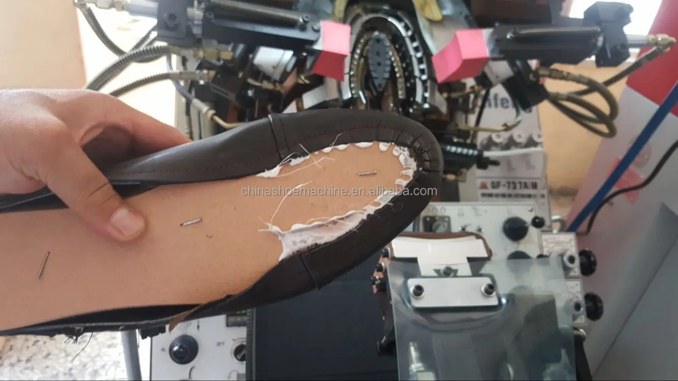 High quality auto-cementing toe lasting machine QF-737A(MA) shoe making equipment