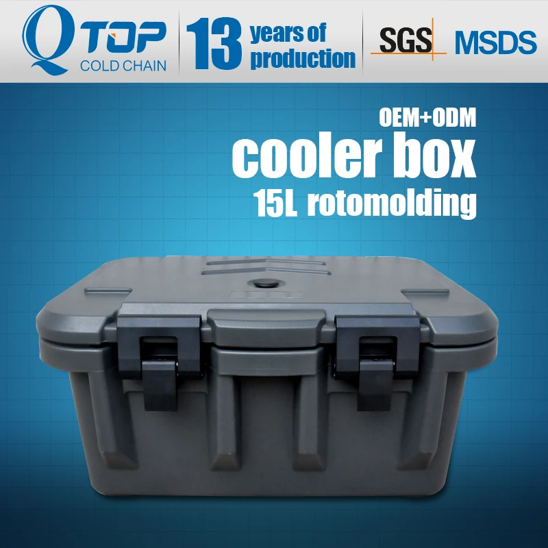 22L Rotomolded ice chest cooler box/cold box for fishing