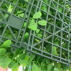 Anti UV Artificial Boxwood Hedge Artificial Wall Grass