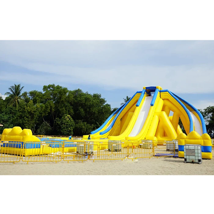 Hot selling summer Inflatable Water slide with pool, durable PVC Inflatable Water park inflatable aqua park for kids and adults