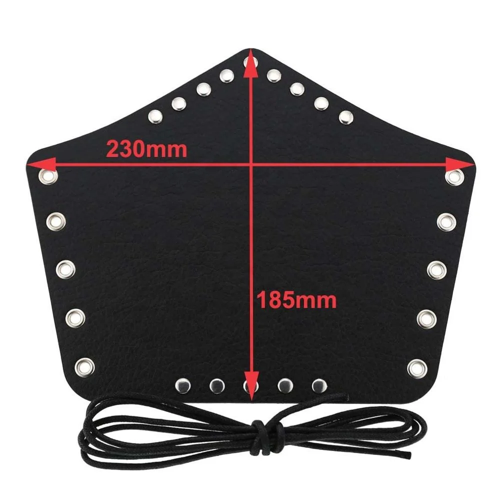 Punk Rock Gothic Leather Wrist Bracer Guards Arm Protector Wristband Cosplay