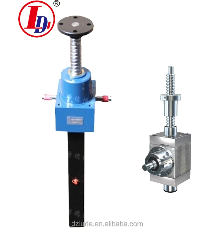 There is the worm screw lift mechanical screw jacks screw lift price