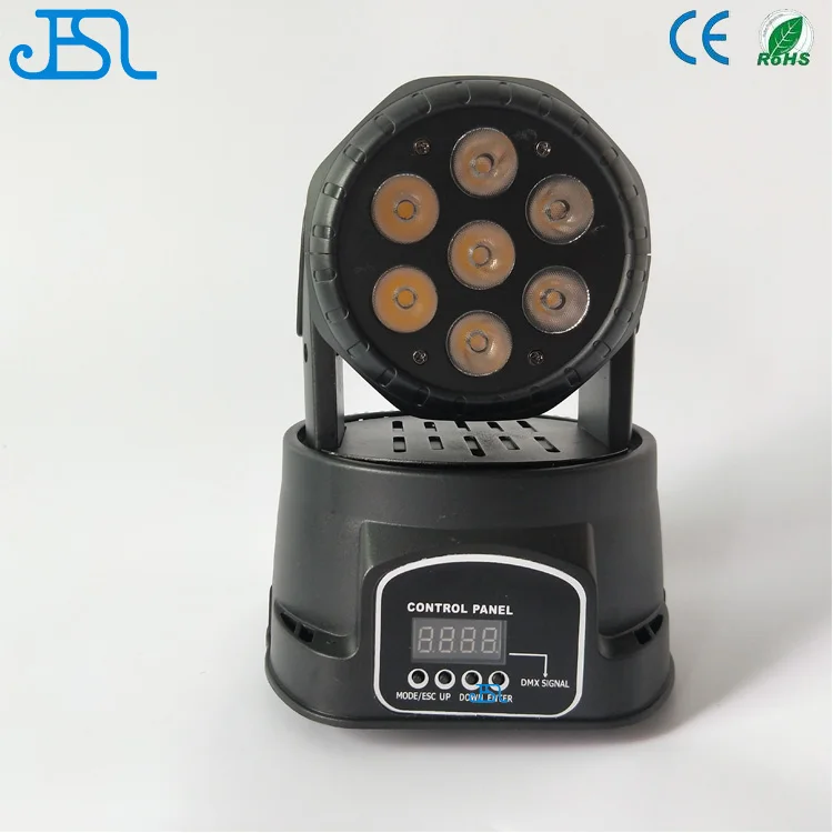 dj light 7x12 4in1 rgbw led mini beam wash moving head
