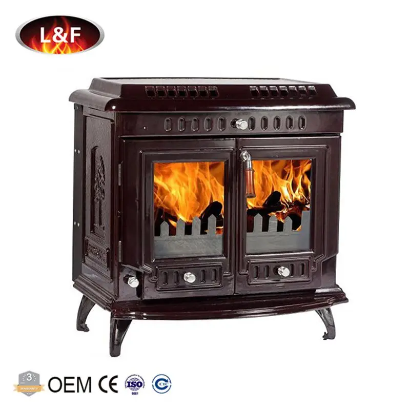 Unique Style Cast Iron Indoor Wood Burning Stove Water Heater Boiler