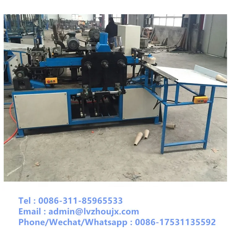 automatic paper cone making machine for yarn