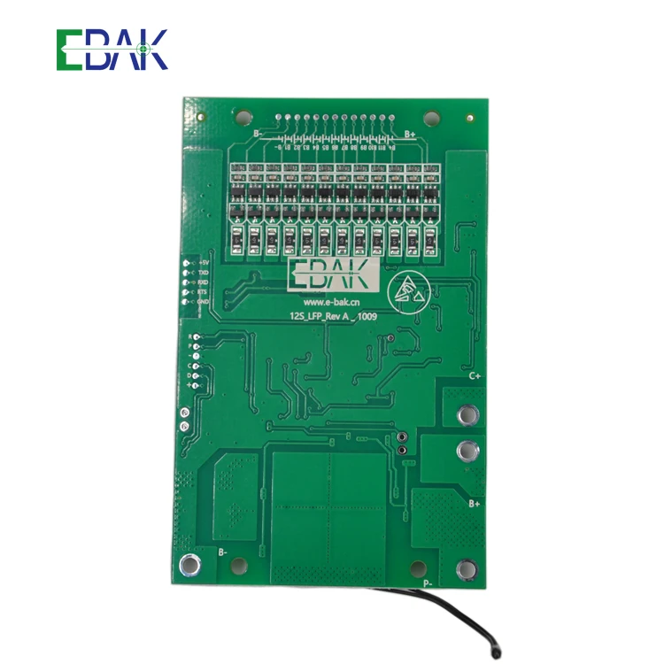 Smart BMS For 26650 Lithium Battery Pack Of Electric Motorcycle 12 Cells In Series 3.2v-3.8v