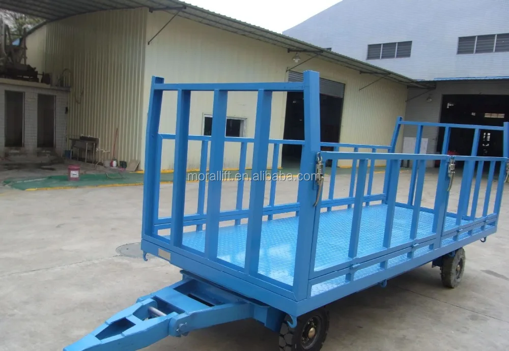 Hot sale flatbed trailer forklift towing trailer