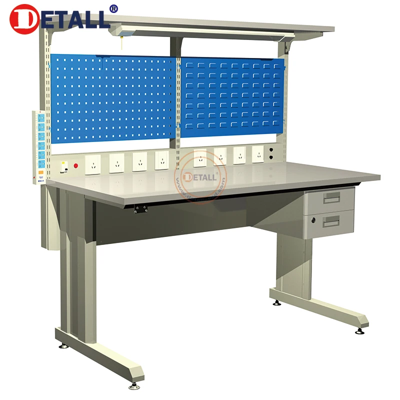 metal electronic technician inspection table workshop workbench furniture for repairing mobile phone