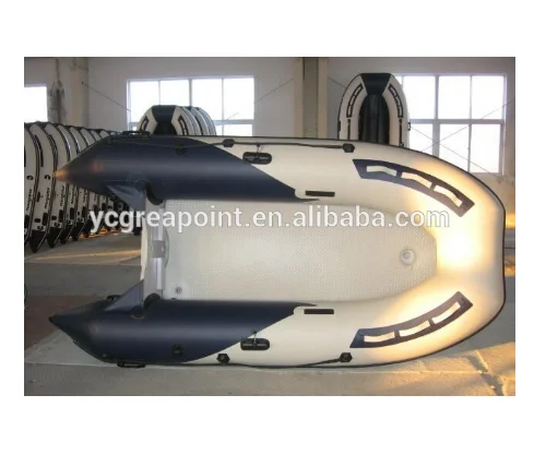 Motors PVC Inflatable Boat Outboard Rubber Boat for Sale