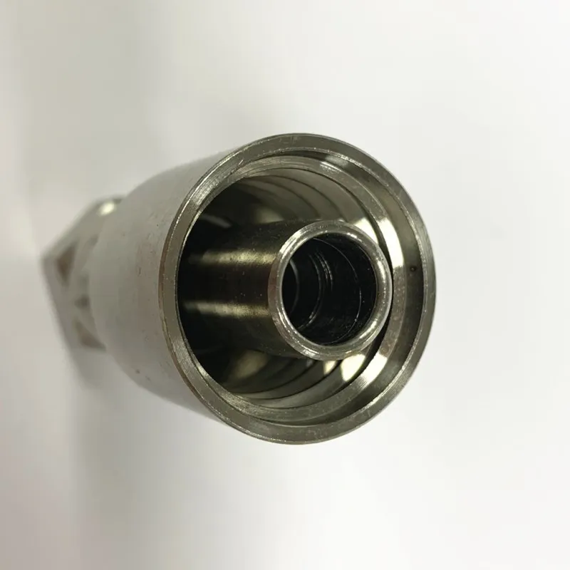 
One piece jic hydraulic hose fittings straight one-piece fitting 