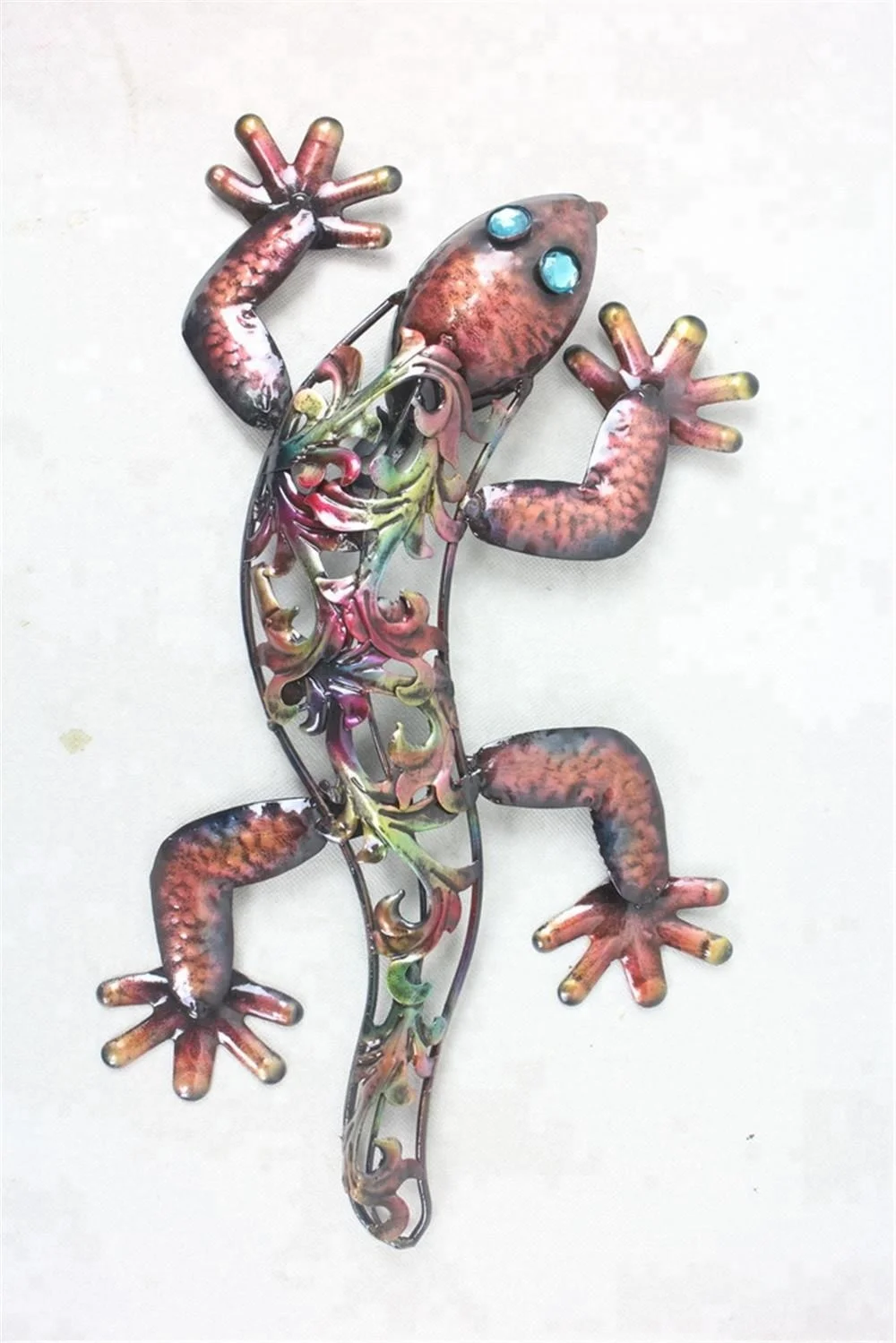 metal wall hanging art lizards decoration