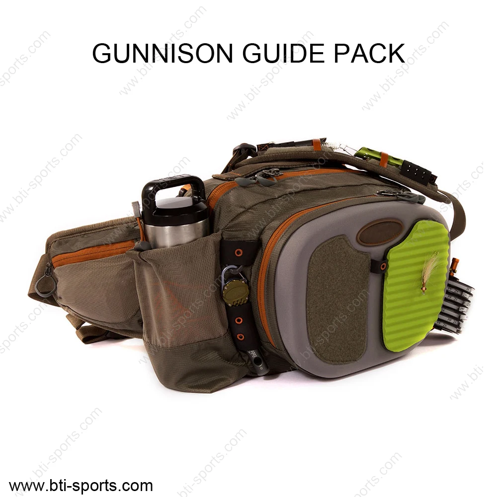 Multi functions fly fishing fly boxes and tools and accessory chest pack lumbar bag