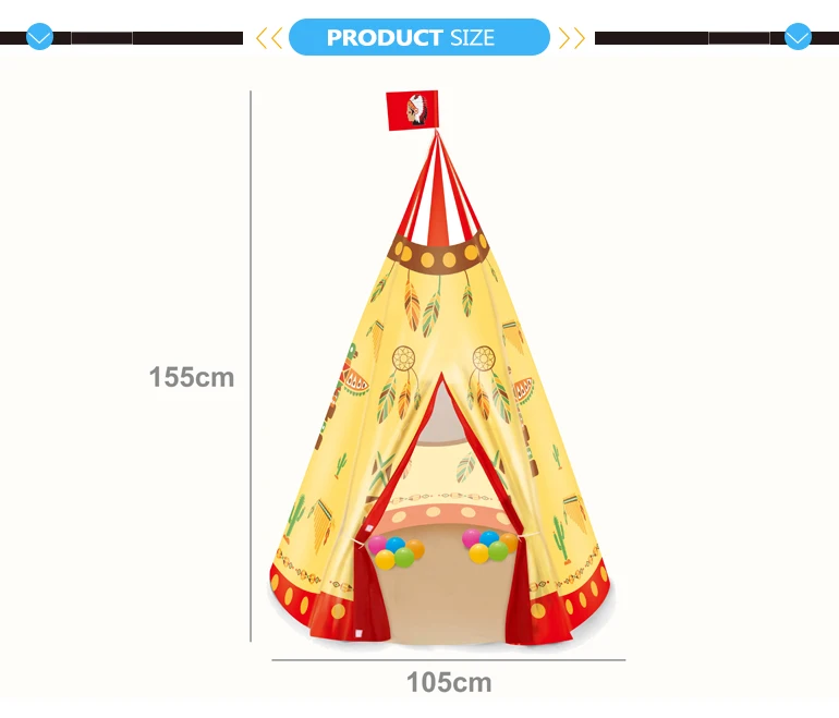 Indian tents tipi kids teepee tent for children