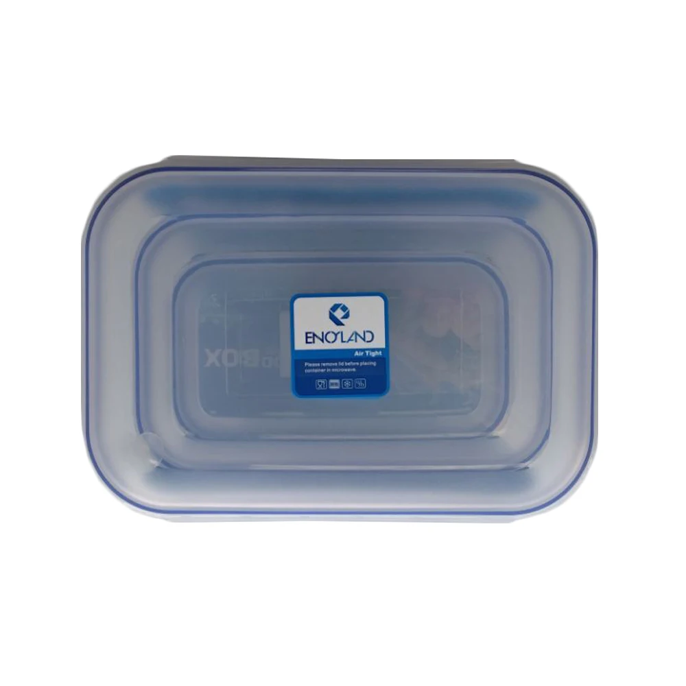 Plastic Food Storage Containers 3 Piece Set Kitchen Meal Prep Microwavable Freezer and Dishwasher Safe Food Storage Container