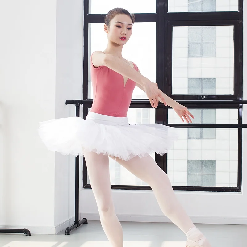 JW adultclassical ballet professional dancewear stage skirt white ballet tutu