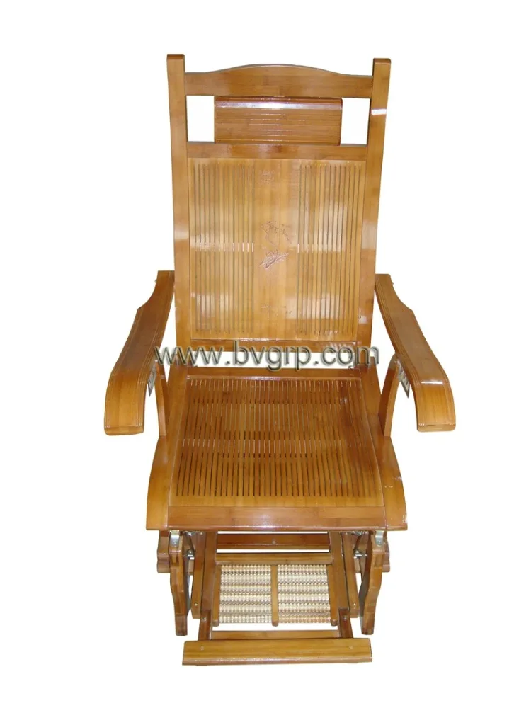 
Wonderful folding bamboo relaxing professional useful design antique wood chair 