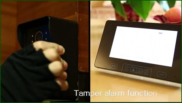 The newest touch key video intercom with solar charger IR night vision the home doorphone