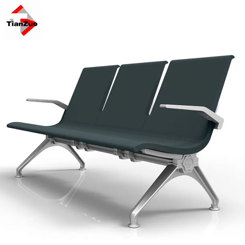 Molded PU foam seat waiting chair
