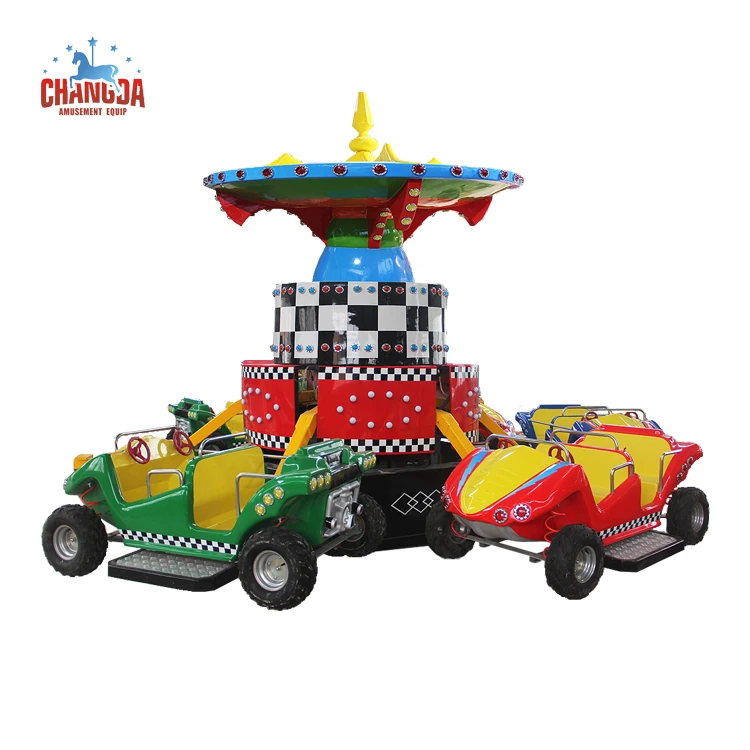 
city park games crazy flying car with lights for kids 