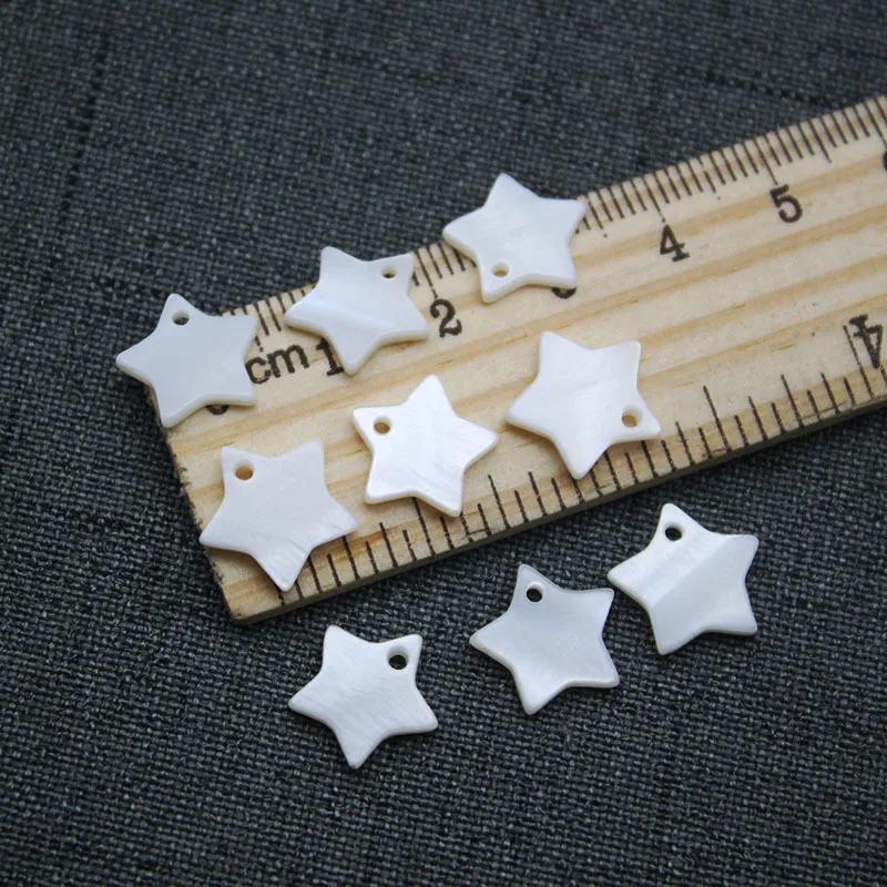Half drilled flower shaped carved shell beads loose custom beads engraved star moon shape