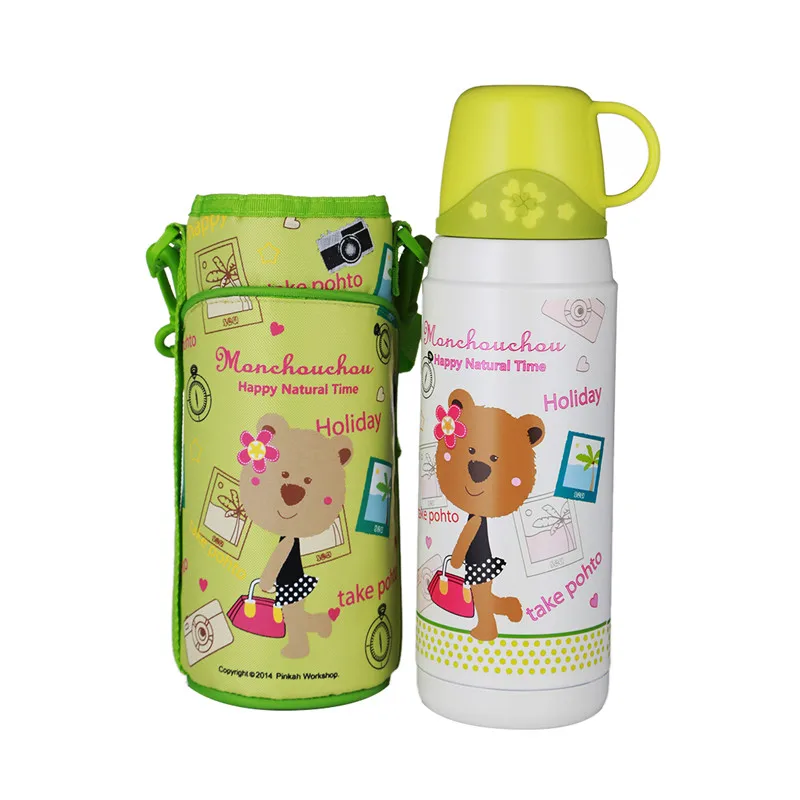 Pinkah логотип двойными стенками нержавеющая сталь детей термальность бутылка вакуумная термос-колба производителей